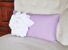Load image into Gallery viewer, Lilac Lumbar Pillow - Daisy Manor

