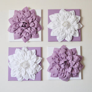 Lilac Floral Nursery Wall Decor 