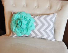 Load image into Gallery viewer, Mint Lumbar Pillow - Daisy Manor
