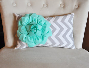 Mint Lumbar Pillow - Daisy Manor