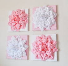 Load image into Gallery viewer, Light Pink Flower Nursery Canvas Art - Daisy Manor
