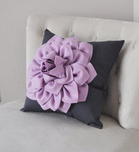 Load image into Gallery viewer, Pillow, Flower Pillow, Decorative Pillow, Purple Pillows, Decorative Throw Pillows, Baby Nursery Decor, Home Decor, Wedding - Daisy Manor
