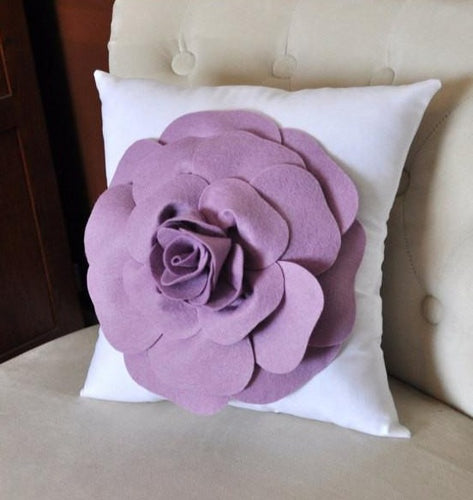 Lilac Rose Nursery Pillow - Daisy Manor