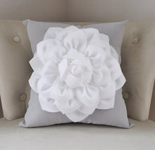 Load image into Gallery viewer, White Decorative Pillow - Daisy Manor
